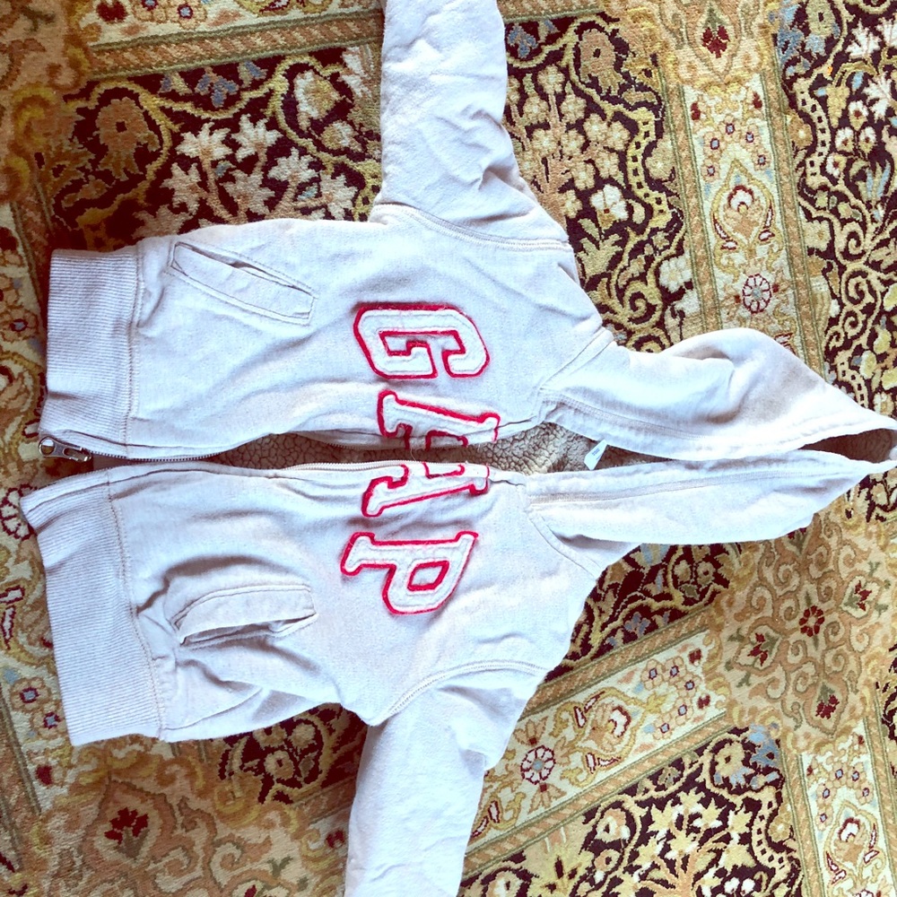 GAP zip up hoodie 2t